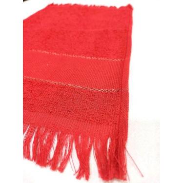 Imagem de Toalha Social com Franja e Rayon Lisa para Bordar 23x36cm - Marcotex, 