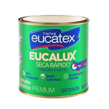 Imagem de Tinta Esmalte Sintético Brilhante Eucatex 225ml - Várias Cores, Alumín