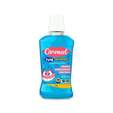 Imagem de Carmed Enxaguante Bucal Flúor Cimed Fini Dentaduras 250ml