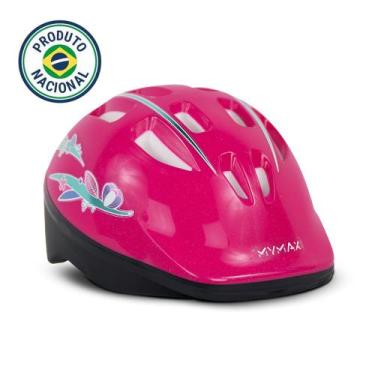 Imagem de Capacete Infantil Bike Ciclismo com regulagem Rosa - MYMAX