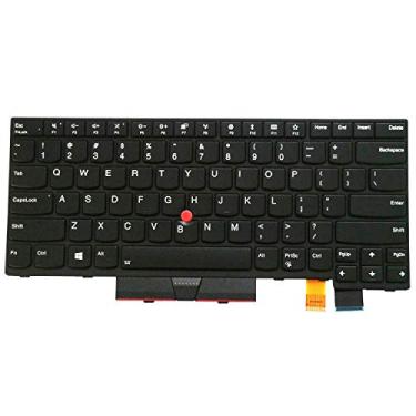 Imagem de AUTENS Teclado de reposição para layout dos EUA (1 ano de garantia) compatível com laptop Lenovo ThinkPad T470 T480 (não serve para T470s T470p T480s T480p), Backlight