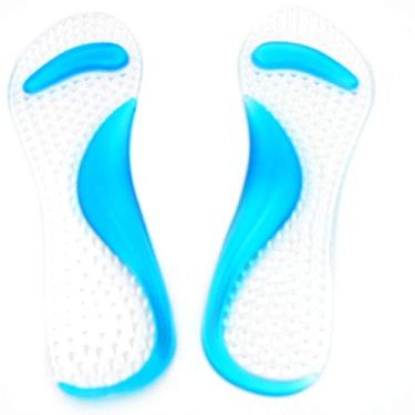 Imagem de Palmilhas ortopédicas femininas de silicone - Suporte de arco para pés chatos - 1 par
