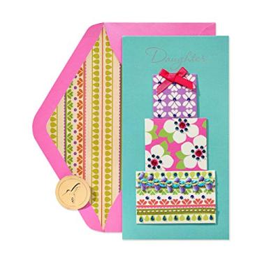 Imagem de Papyrus Cartão de aniversário para filha (presentes de tecido)