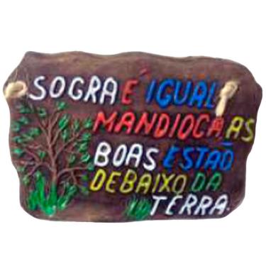Imagem de Placa De Churrasco Decorativa - Sogra É Igual A Mandioca
