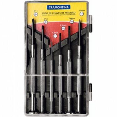 Imagem de Jogo Chave Fenda e Phillips para Relojoeiro com 6 peças - Tramontina
