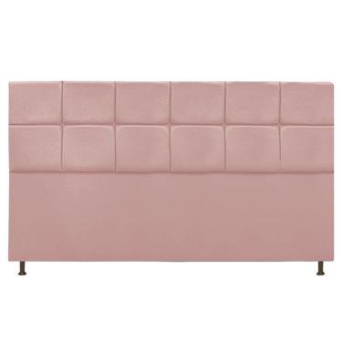 Imagem de Cabeceira Damares 195 Cm King Size Com Botonê Suede Rosê