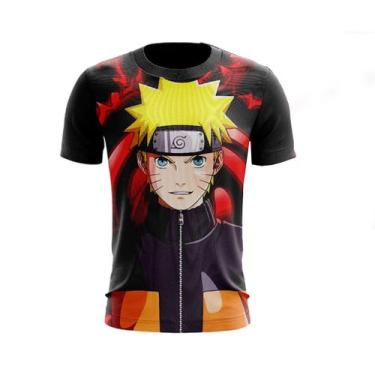 Imagem de Camiseta Camisa Infantil Adulto Uzumaki Naruto Anime 3D - R.K.M