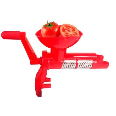 Imagem de Máquina Moedor Espremedor Em Plástico Manual Multiuso a Manivela Para Molho De Tomate Caseiro 123 Util