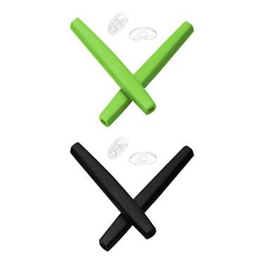 Imagem de Mryok — Protetor nasal de substituição para óculos de sol Oakley Probation, Green & Black, One Size