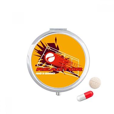 Imagem de Caixa de comprimidos para reator Graffiti Street pronta para dominar, caixa de armazenamento de remédios