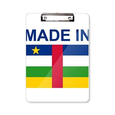 Imagem de Feito na República Africana Country Love Prancheta para escrever placa de apoio A4