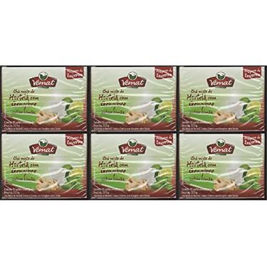 Imagem de Cha Hortela Com Gengibre Sabor Limao 15 Saches 15g Vemat 6 cx