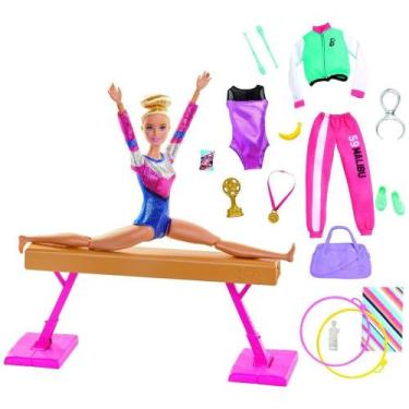 Conjunto Boneca Barbie Profissões Esportes Quero Ser Professora Futebol  Loira Mini Boneca - Mattel - Boneca Barbie - Magazine Luiza