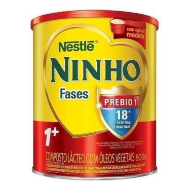 Imagem de Leite Pó Ninho Fases 1+ 800G Lata Grande. Envio Imediato. - Nestlé