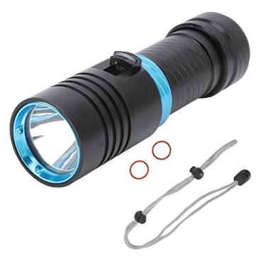 Imagem de Lanternas De Mergulho,Lanterna De Mergulho Subaquática, Luz De Mergulho Recarregável Profissional à Prova D'água IPX8, Lanterna De Mergulho De 5000LM Com Indicador De Energia