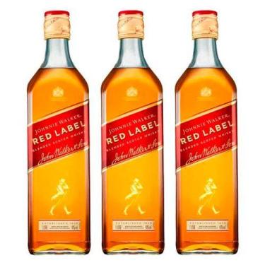 Imagem de Whisky Johnnie Walker Red Label 1 Litro 3 Unidades