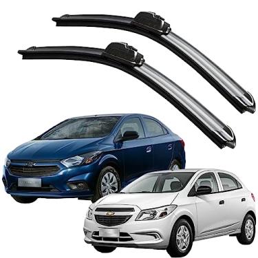 Imagem de Par Palheta Limpador Parabrisa Onix Joy Hatch Sedan 2019 Á 2022