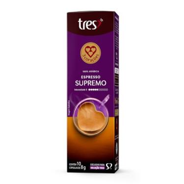 Imagem de 3 Corações Café Espresso Supremo TRES - 10 unidades