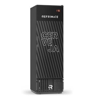 Imagem de Cervejeira Vcce570ps 570 Litros Preta Adesivo Porta Cega 127V Refrimate