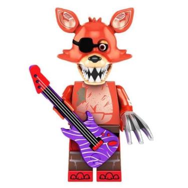 Imagem de Boneco Blocos De Montar Red Foxy Five Nights At Freddys - Mega Block T