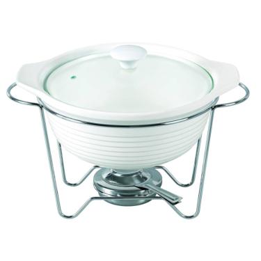 Imagem de Rechaud Redondo Em Porcelana Com Queimador 2,3l Dynasty