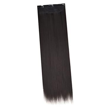 Imagem de Mipcase peruca de extensão de cabelo extensões de cabelo preto postiços para mulheres peruca preta cocar feminino extensões de cabelo para mulheres modelagem pedaço de cabelo chapelaria