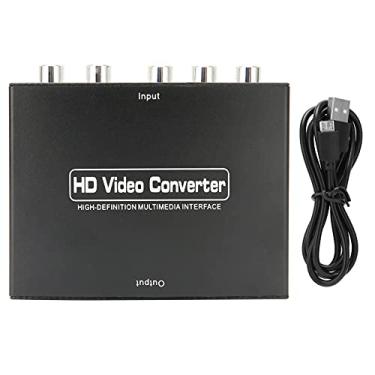 Imagem de Vomeko Interface multimídia HD compatível com adaptador conversor de vídeo componente YPbPr - atualiza monitores de DVD para 1080p. Melhore sua experiência de visualização hoje!