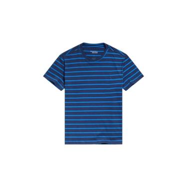 Imagem de Infantil - Camiseta Listra Inverno Reserva Mini Azul Marinho  menino