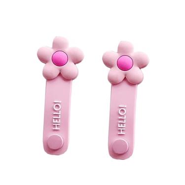Imagem de Gadpiparty 2 Unidades linha de armazenamento de suporte linha de armazenamento de cabo de dados suporte de cabo organizador de fio de cabo tridimensional braçadeira de cabo