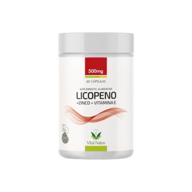 Imagem de Licopeno + Zinco + Vitamina E - 60 Caps. 500mg Vital Natus