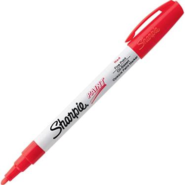 Imagem de SHARPIE Marcador de tinta permanente 35535, ponta fina, vermelho (SAN35535)