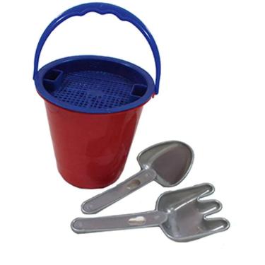 Imagem de Baldinho Balde para Praia Areia Brinquedos Criança Infantil 4 pçs