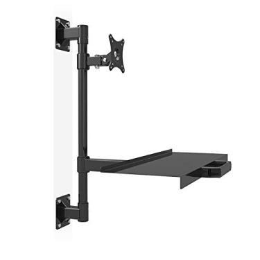 Imagem de Suporte de parede para TV com movimento total de elevação livre, suporte de parede personalizado, mesa de montagem e estação de trabalho