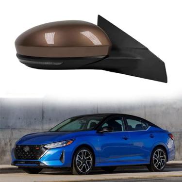 Imagem de Conjunto de espelho retrovisor do passageiro adequado para Nissan Sylphy Sentra 2019 2020 2021 Acessórios de carro Acessórios de espelho retrovisor acessórios de espelho lateral lente ajustável de