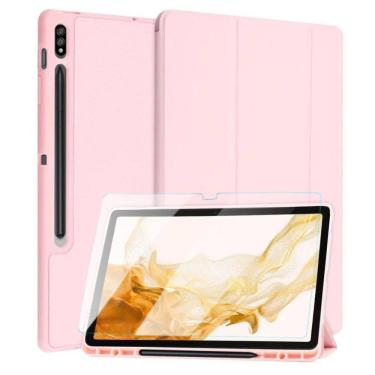 Imagem de Capa premium tpu suporte caneta para tab s8 11 x700 + vidro