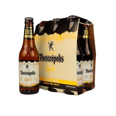 Imagem de Pack de Therezopolis Gold Lager Ln 355ml 6 Unidades