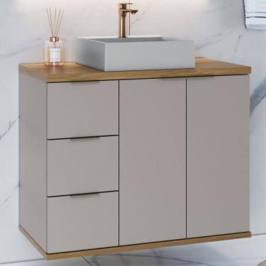 Imagem de Gabinete de Banheiro com Cuba Galway 76cm Nude