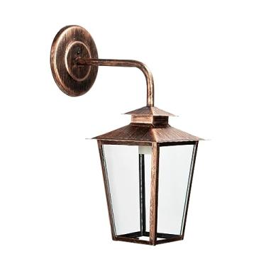 Imagem de Kit 3 Luminárias Lustre Arandela Colonial de Vidro Transparente 14BN (Cobre)