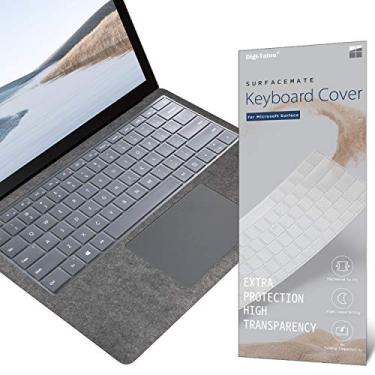 Imagem de Digi-Tatoo Capa protetora de teclado para Microsoft Surface Laptop 5 (versão 2022) / Laptop 4 / Laptop 3 13,5''/15'', Premium ultrafino, alta transparência, layout de teclado dos EUA