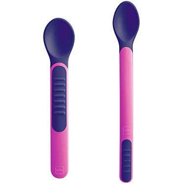 Imagem de MAM Baby 2 Colheres Termossensíveis para Crianças 6+ Meses, Rosa