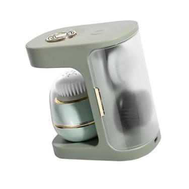 Imagem de menolana Escova elétrica de limpeza facial, ferramenta de limpeza de beleza feminina, escova de limpeza profunda suave com 3 cabeças de escova para casa ao ar