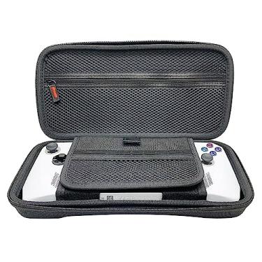 Imagem de Voikoli Capa protetora Eva rígida compatível com ASUS ROG Ally 7" 120Hz Gaming Handheld, à prova de choque, elegante e durável preto-b