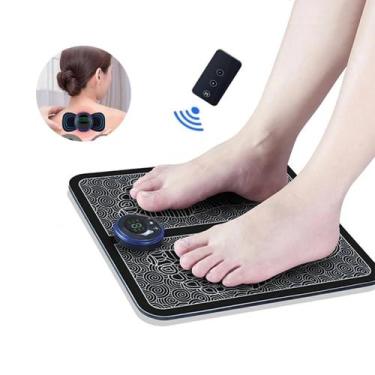Imagem de Tapetinho Massageador Elétrico Pulsos Pés e Pernas Muito Conforto - Mo