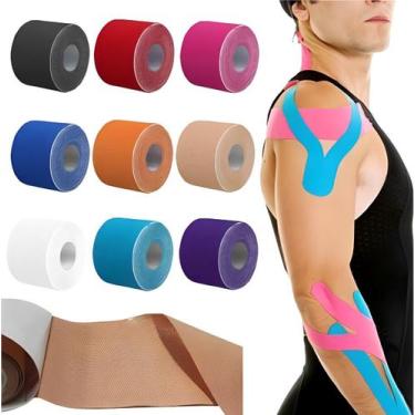 Imagem de Fita Kinesio Bandagem Elástica dor Fisioterapia Treinamento - ZEM