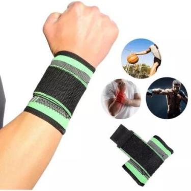 Imagem de Kit 2 Munhequeira Protetor Pulso Punho Tendinite Ortopedica Suporte Sa