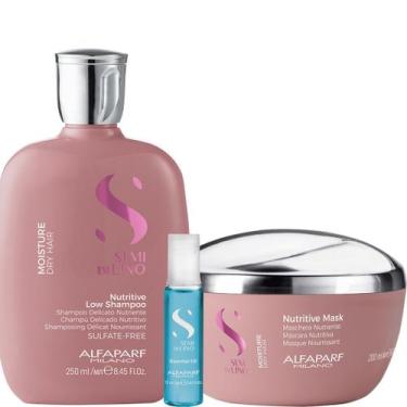 Imagem de Kit Moisture Shampoo, Máscara e Ampola - Alfaparf - Alfaparf Milano