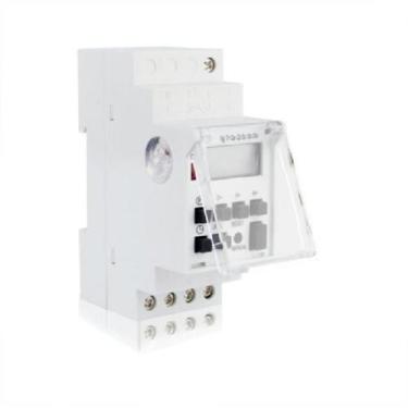 Imagem de Timer Industrial Digital para Trilho Din 220V 10A - FOXLUX (1608)