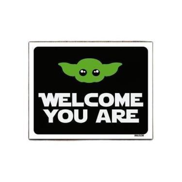 Imagem de Kit 3 Placas Decorativa - Welcome You Are Bem Vindo - Sinalizo