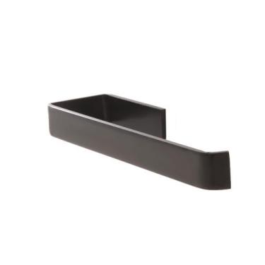 Imagem de Papeleira Para Banheiro Quadrada Chapa Metal Preto - Bruno Acabamentos