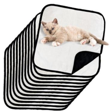 Imagem de 12 Caminhas para Cães e Gatos Dobrável 200 Lavagens 45x45 Branco com B